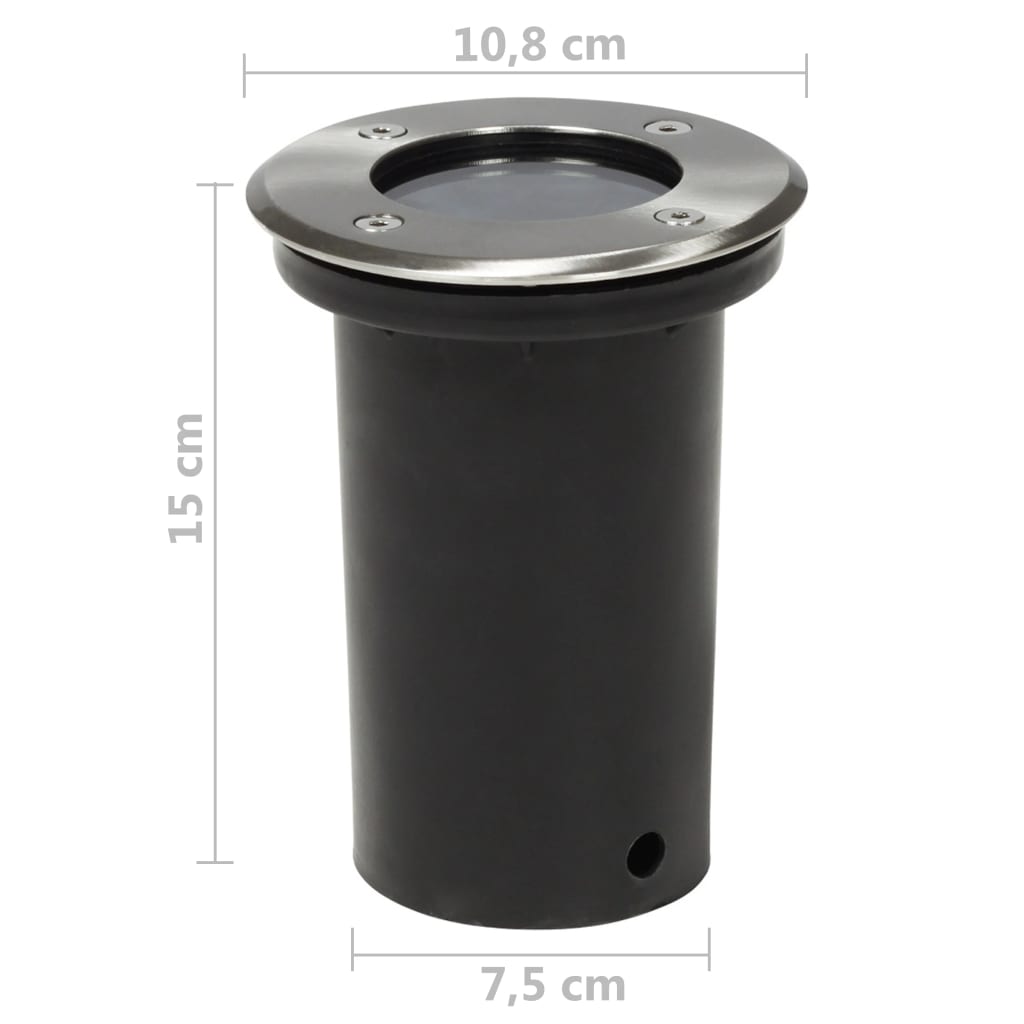 Faretti Carrabili da Esterno 12 pz Rotondi - homemem39