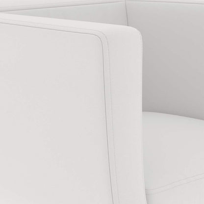 Sedie da Bar 2 pz Bianchi in Similpelle