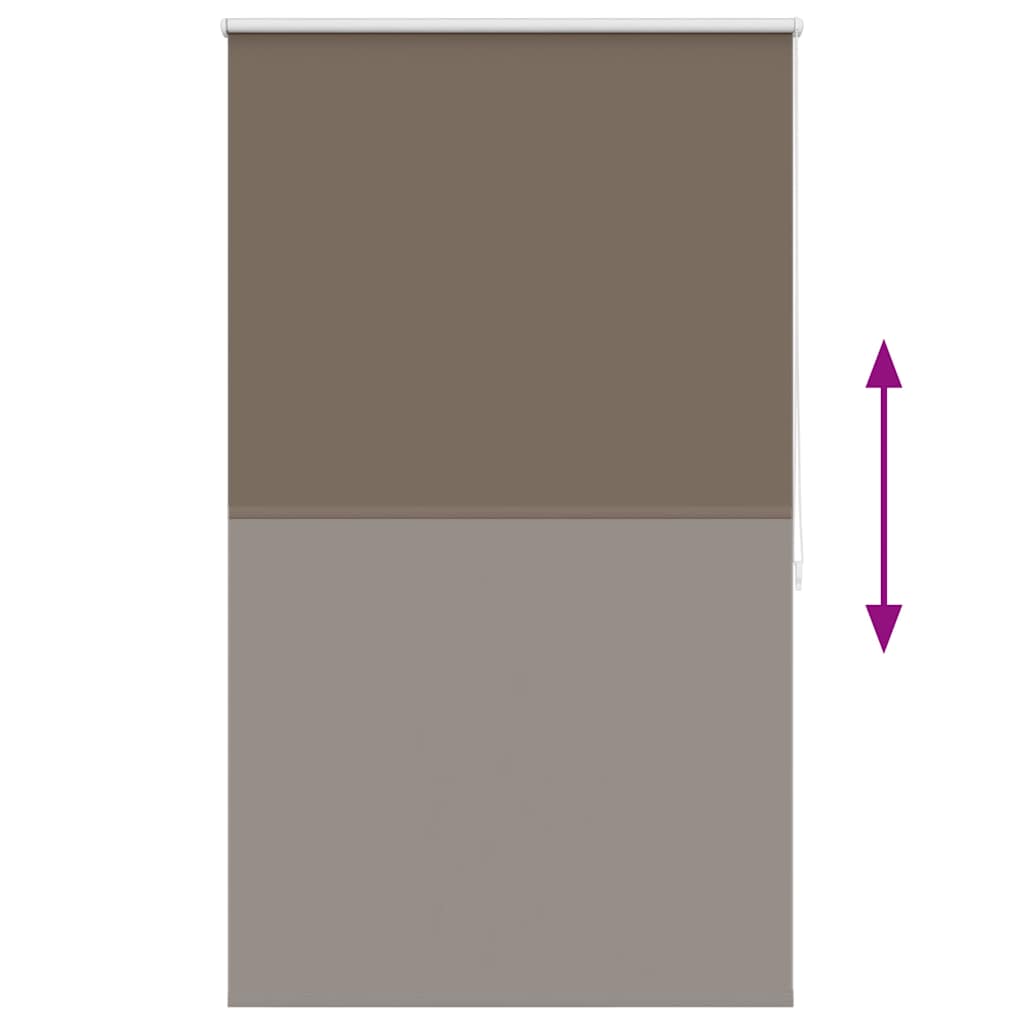 Tenda a rullo oscurante 84,4x175 cm Tessuto Larghezza 80 cm caffè | homemem39