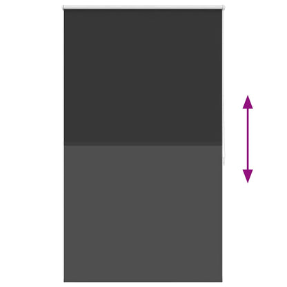 Tenda a rullo oscurante 104,4x175 cm Tessuto Larghezza 100 cm nero | homemem39