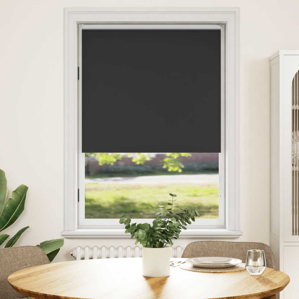 Tenda a rullo oscurante 104,4x175 cm Tessuto Larghezza 100 cm nero