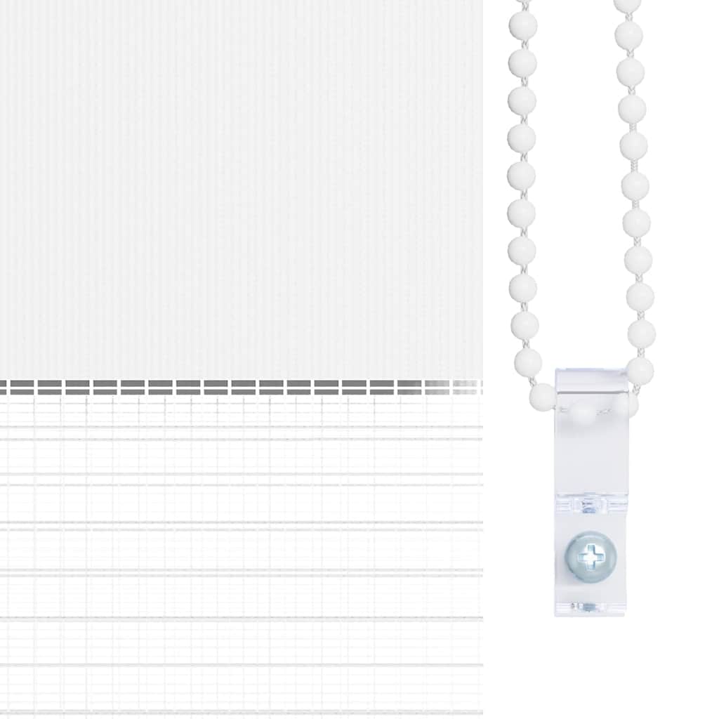 Tenda Oscurante a Rullo Zebra 50 x 100 cm Bianca - homemem39