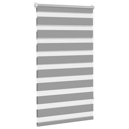 Tenda a rullo zebra 90,9x150cm Tessuto Larghezza 86,7cm grigio