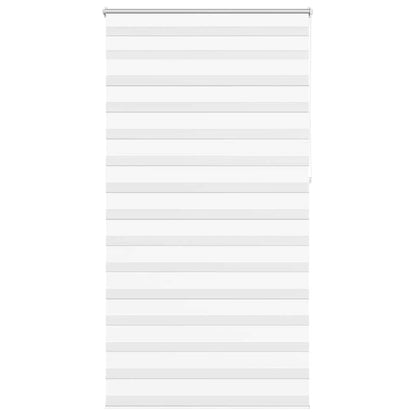 Tenda a Rullo Oscurante Zebra 120x230 cm Bianca - homemem39