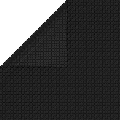 Pellicola Solare Galleggiante Piscina Rettangolare 10x5 m Nera - homemem39