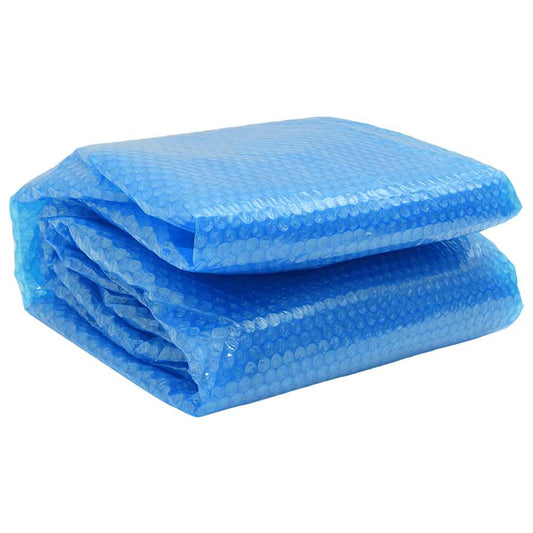Pellicola Galleggiante Solare PE Rotonda 381 cm per Piscina Blu | homemem39