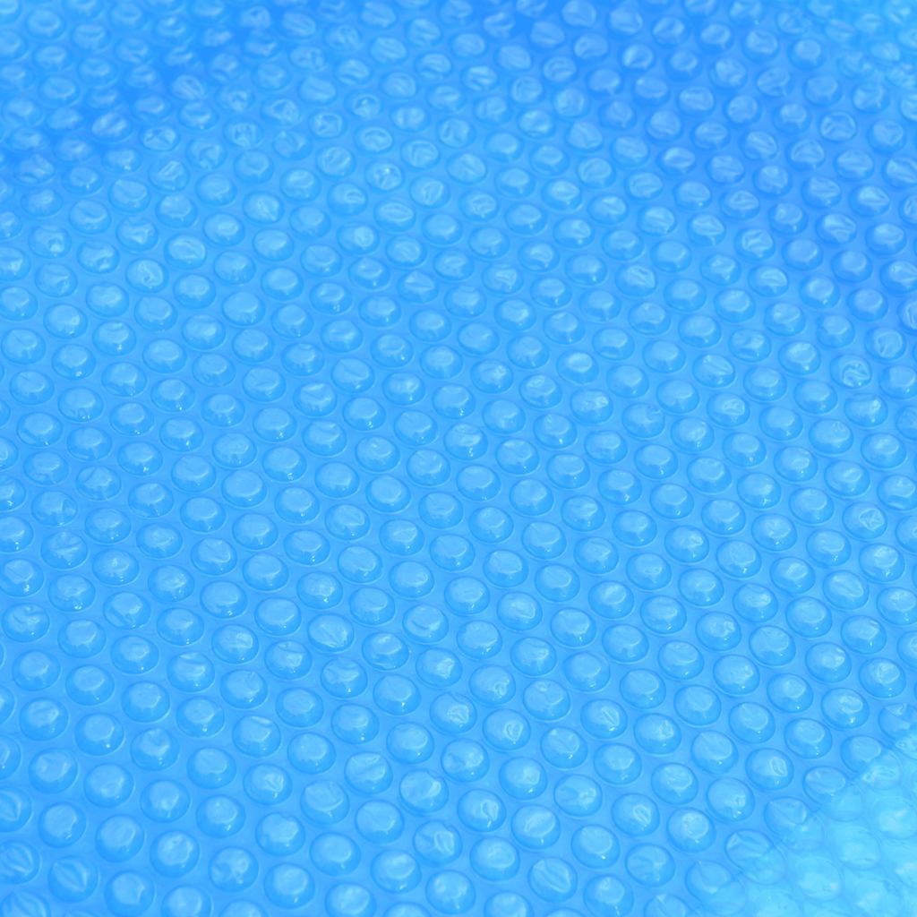 Pellicola Galleggiante Solare PE Rotonda 381 cm per Piscina Blu - homemem39