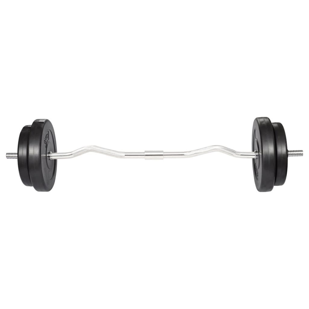Manubrio Curl Curvo con Pesi 30 kg | homemem39