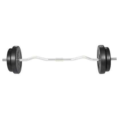 Manubrio Curl Curvo con Pesi 30 kg | homemem39