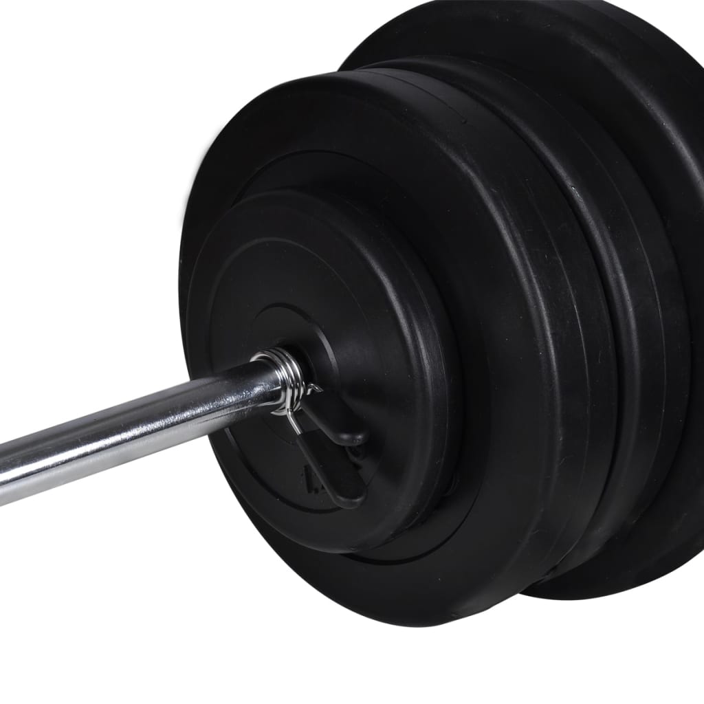 Set Bilanciere e 2 Manubri 60,5 kg | homemem39