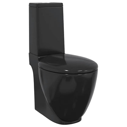 Vaso WC in Ceramica con Scarico Dietro Nero - homemem39