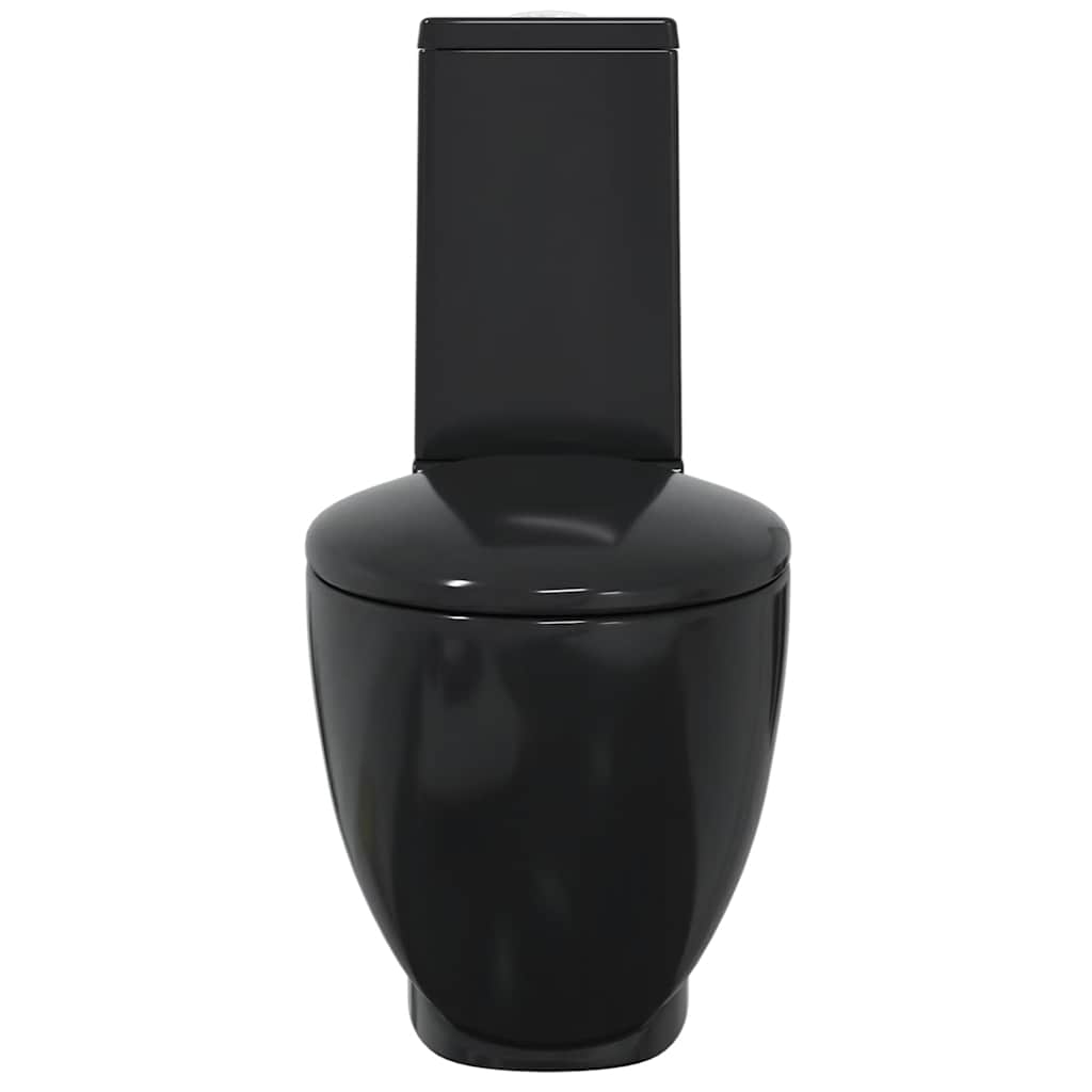 Vaso WC in Ceramica con Scarico Dietro Nero