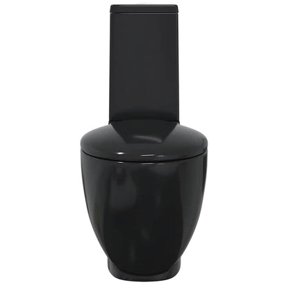 Vaso WC in Ceramica con Scarico Dietro Nero