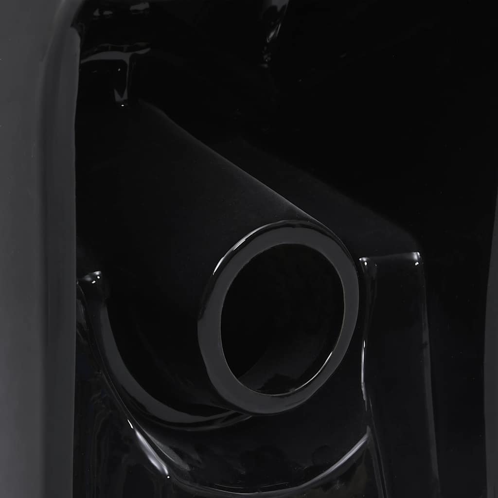 Vaso WC in Ceramica con Scarico Dietro Nero | homemem39