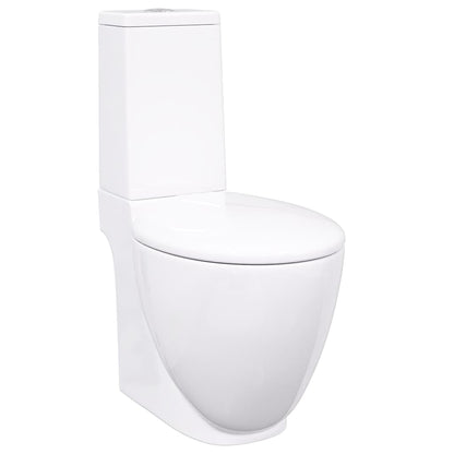 Vaso WC in Ceramica con Scarico Dietro Bianco - homemem39