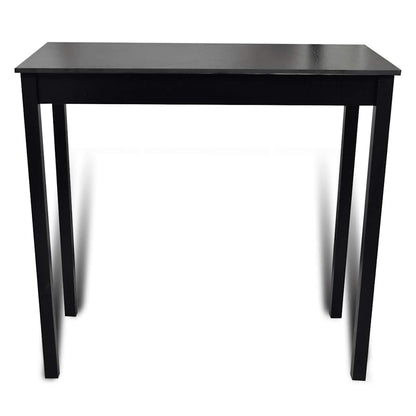 Set Tavolino da Bar con 4 Sgabelli Neri | homemem39