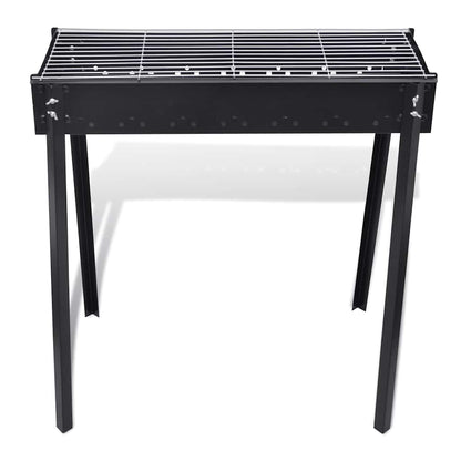 Supporto per BBQ a carbonella forma quadrata 75 x 28 cm | homemem39