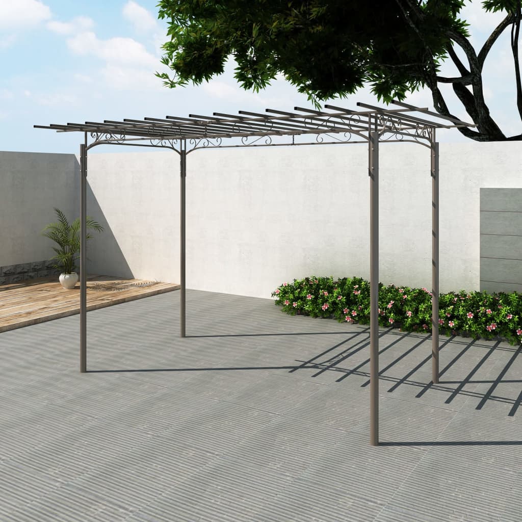 Arco pergola da giardino per rose in acciaio decorazione giardino | homemem39