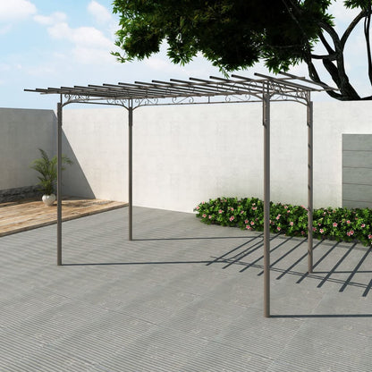 Arco pergola da giardino per rose in acciaio decorazione giardino | homemem39