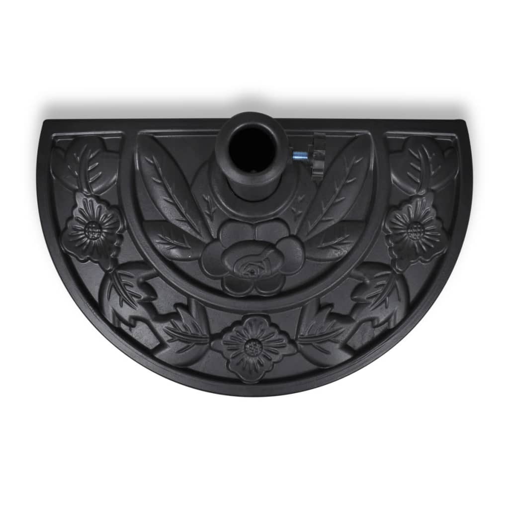 Base per parasole/ombrellone semicircolare in resina - homemem39