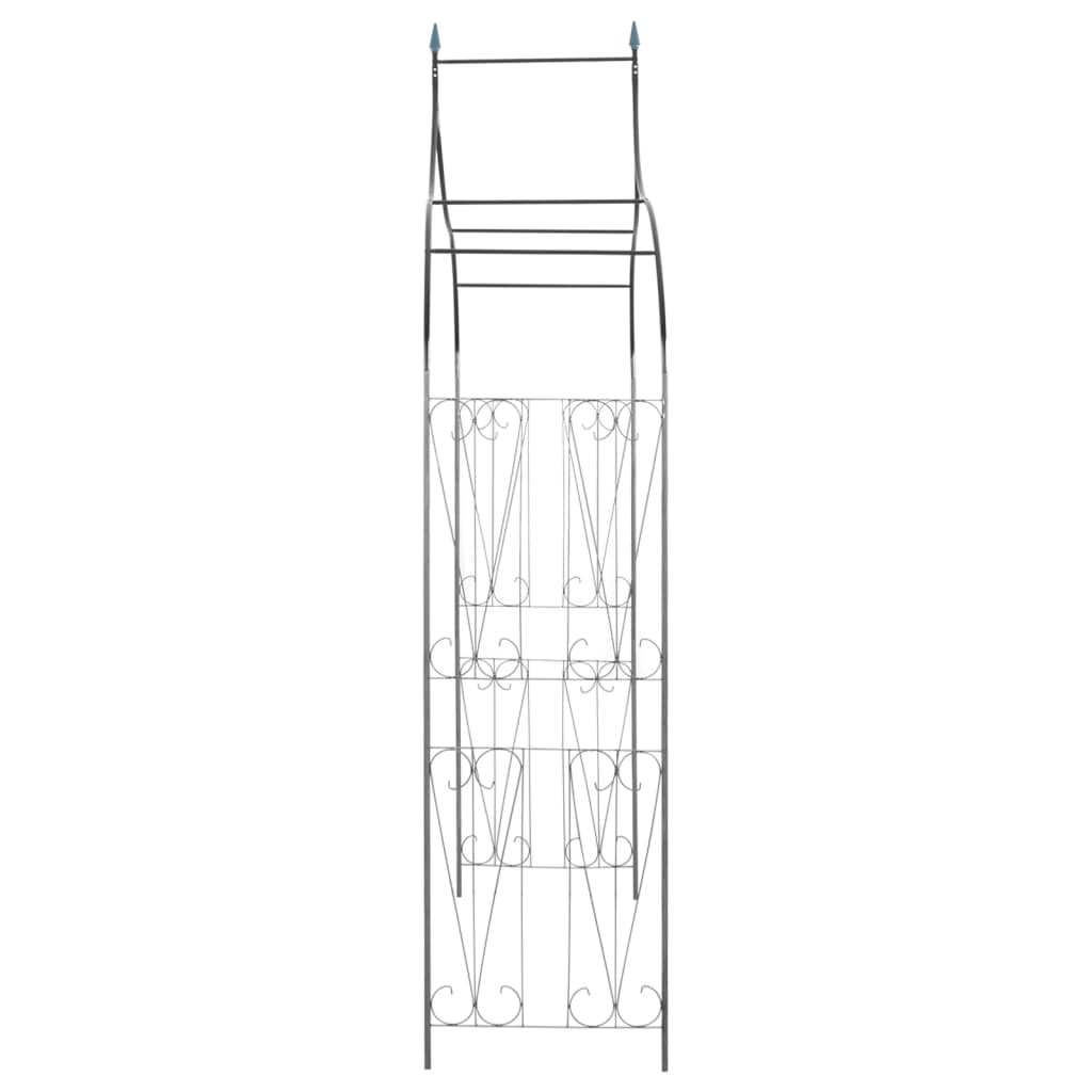 Arco da Giardino per Piante Rampicanti Verde Scuro - homemem39