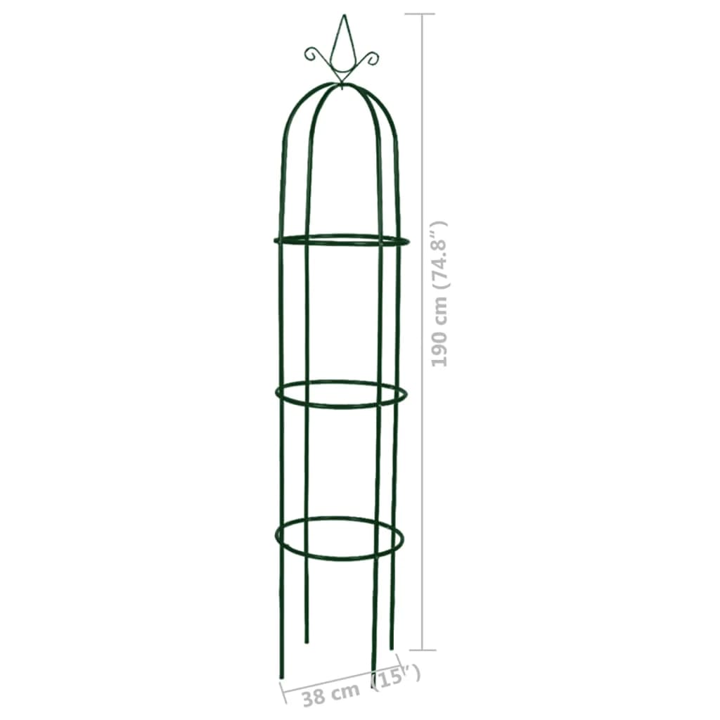 Set Torri ad Arco 2 pz per Piante Rampicanti da Giardino - homemem39