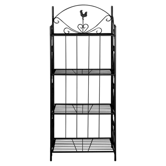 Supporto per Piante Quadrato Nero - homemem39