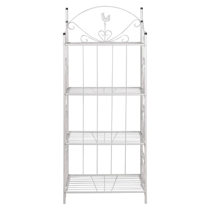 Supporto per Piante Quadrato Bianco