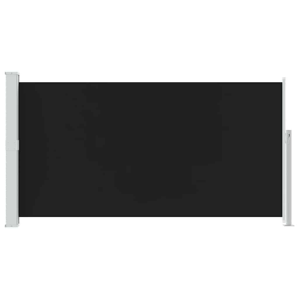 Tendalino Laterale per Patio Terrazzo 160 x 300 cm Nero