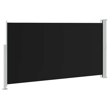 Tendalino Laterale per Patio Terrazzo 160 x 300 cm Nero