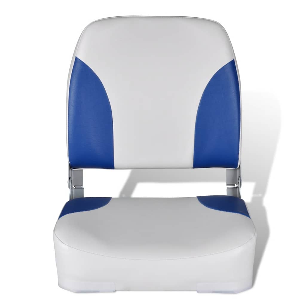 Sedile per Barca con Schienale Pieghevole e Cuscino 41x36x48 cm | homemem39