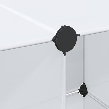 Armadio Modulare con 9 Scomparti 109x36,5x143 cm Bianco - homemem39