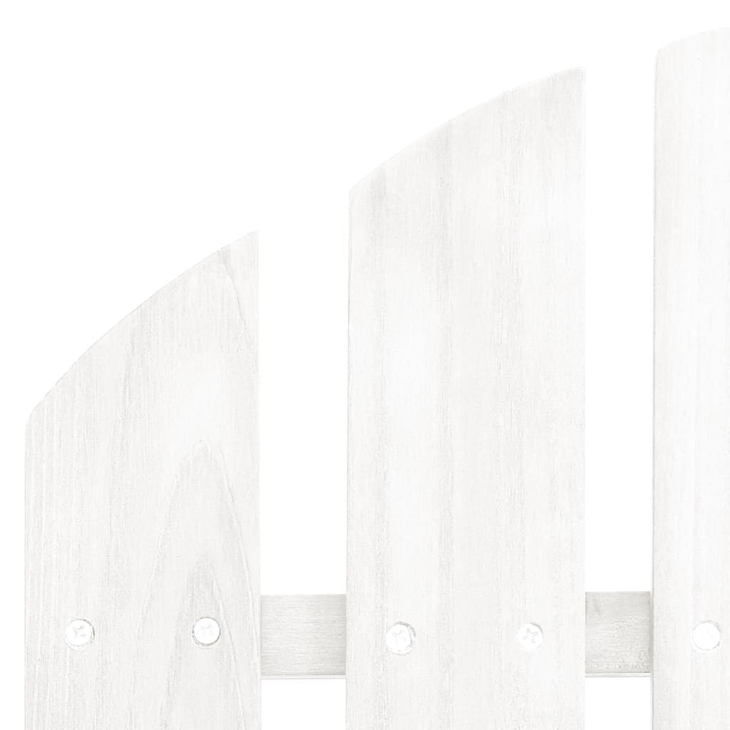 Sedia da Giardino con Poggiagambe in Legno Bianco | homemem39