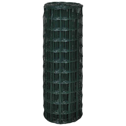 Recinzione Europea in Acciaio 10 x 1,5 m Verde - homemem39
