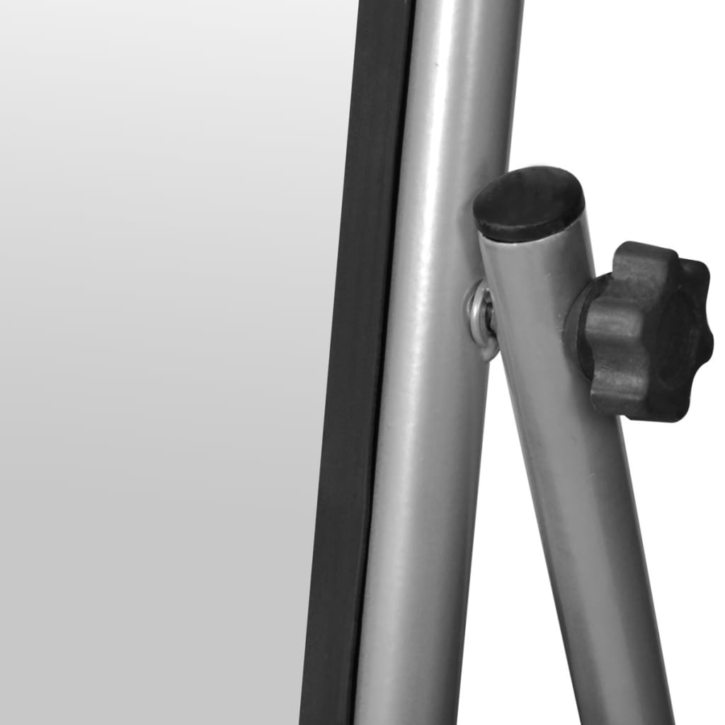 Specchio Autoportante a Figura Intera Rettangolare Grigio | homemem39