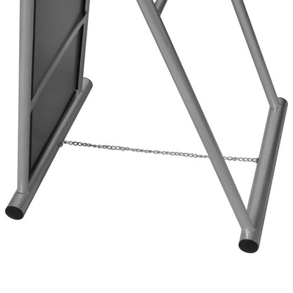 Specchio Autoportante a Figura Intera Rettangolare Grigio | homemem39