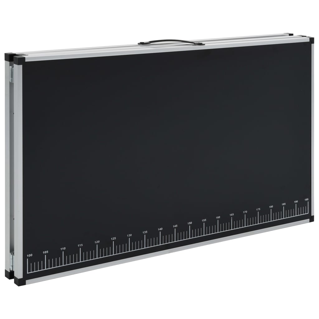 Tavolo Pieghevole per Carta da Parati MDF Alluminio 300x60x78cm - homemem39