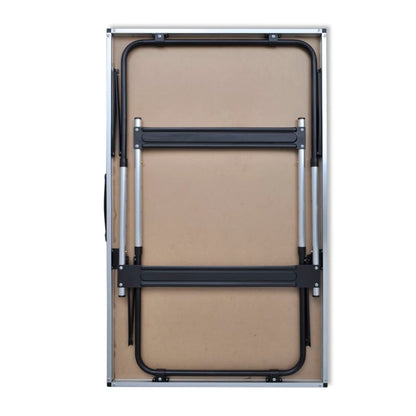 Tavolo da Lavoro Set 3 pz Pieghevole Altezza Regolabile - homemem39