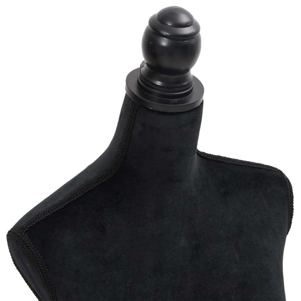 Busto Sartoriale Donna Manichino Femminile Nero | homemem39