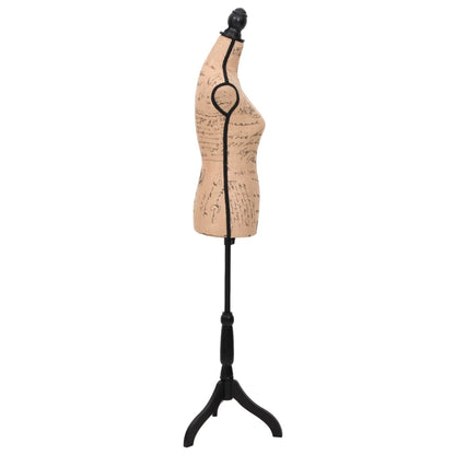 Busto Sartoriale Donna Marrone Nero Manichino in Iuta | homemem39