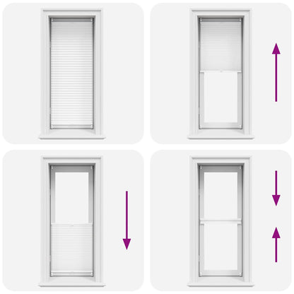 Tenda plissè 50x100cm bianca - homemem39