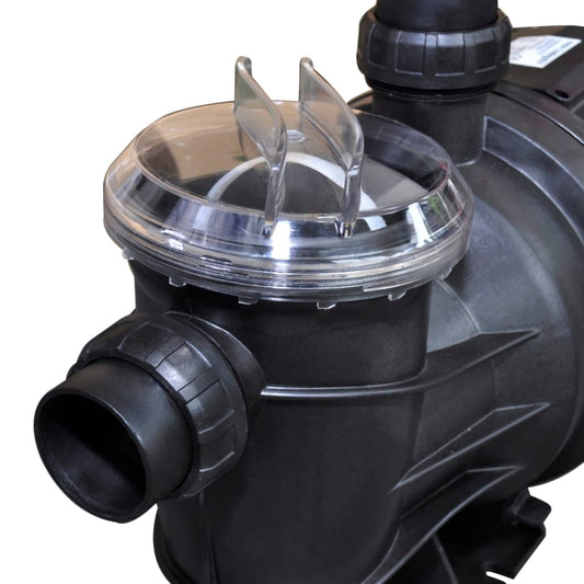 Pompa di filtrazione elettrica per piscina 1200W Blu - homemem39