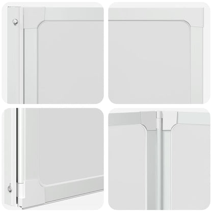 Doccia da bagno a parete 141 x 132 cm 3 Pannelli pieghevoli | homemem39