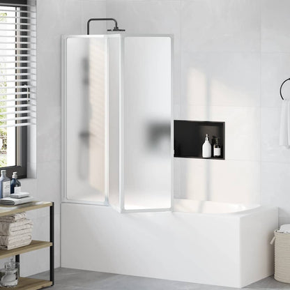 Doccia da bagno a parete 141 x 132 cm 3 Pannelli pieghevoli