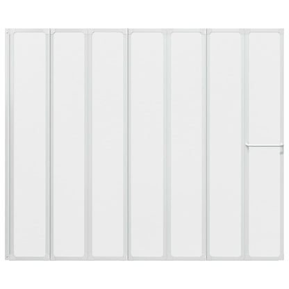 7 Pannelli pieghevoli con porta-asciugamano 140 x 168 cm doccia bagno