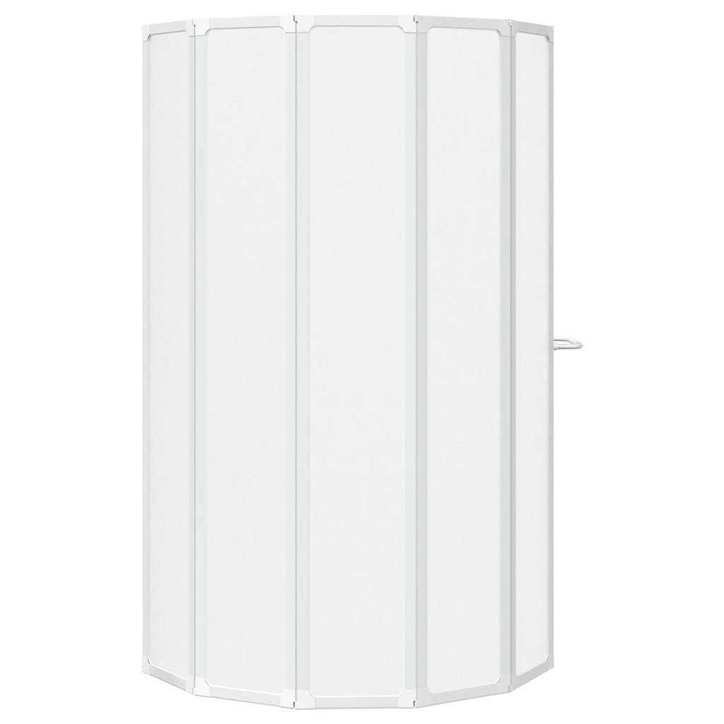7 Pannelli pieghevoli con porta-asciugamano 140 x 168 cm doccia bagno