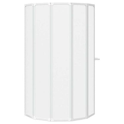 7 Pannelli pieghevoli con porta-asciugamano 140 x 168 cm doccia bagno