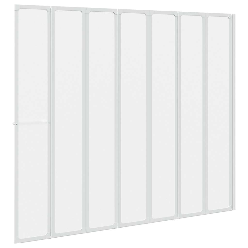 7 Pannelli pieghevoli con porta-asciugamano 140 x 168 cm doccia bagno | homemem39