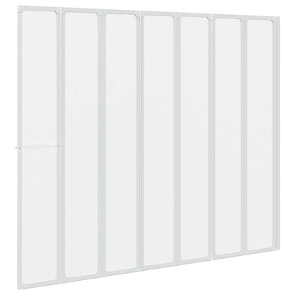 7 Pannelli pieghevoli con porta-asciugamano 140 x 168 cm doccia bagno | homemem39