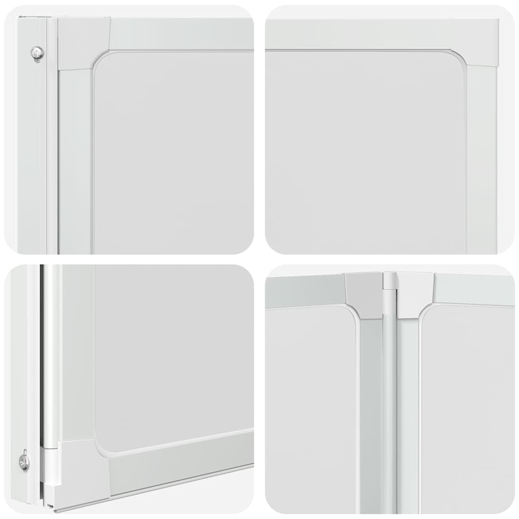 7 Pannelli pieghevoli con porta-asciugamano 140 x 168 cm doccia bagno | homemem39
